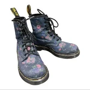 Martens Shoes Dr Marten Doc Castel Vintage Bouquet Floral